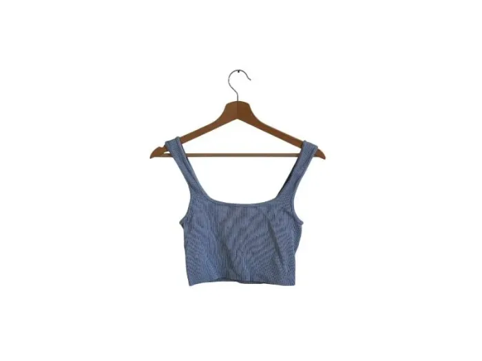 C60 top court bleu Zara M/L