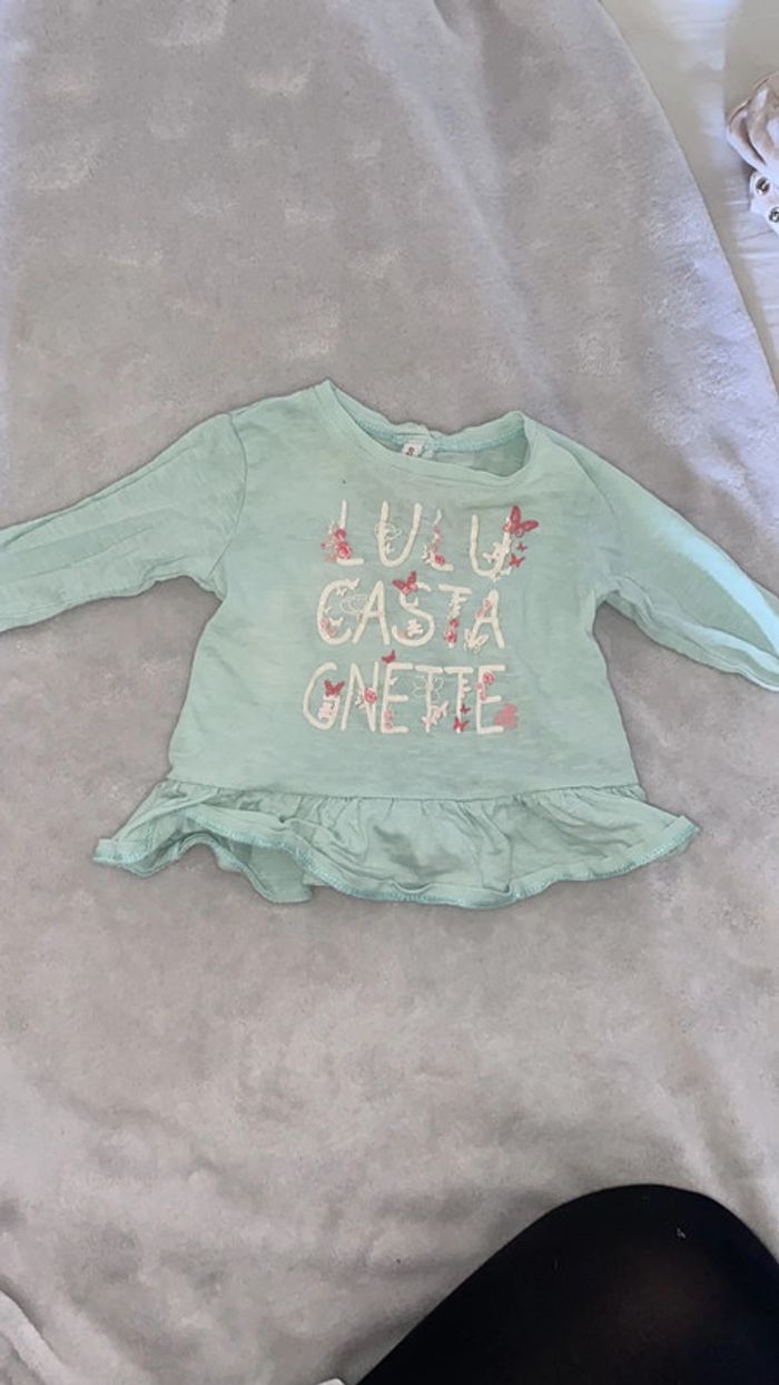 Lot de trois t-shirt manches longues lulu castagnette - photo numéro 2