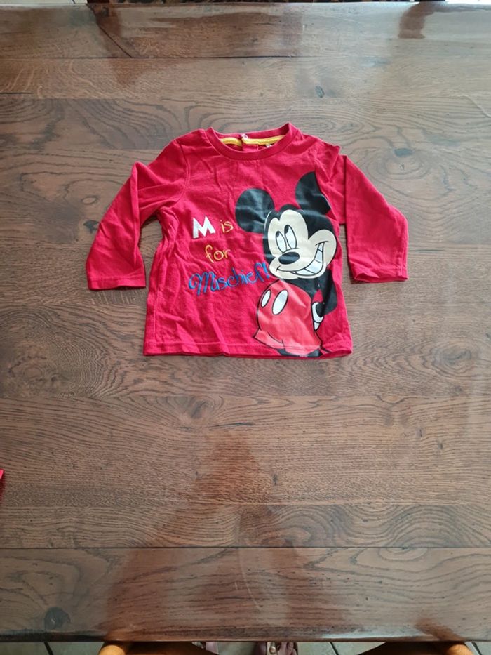 Tee-shirt Mickey 12 mois Disney baby