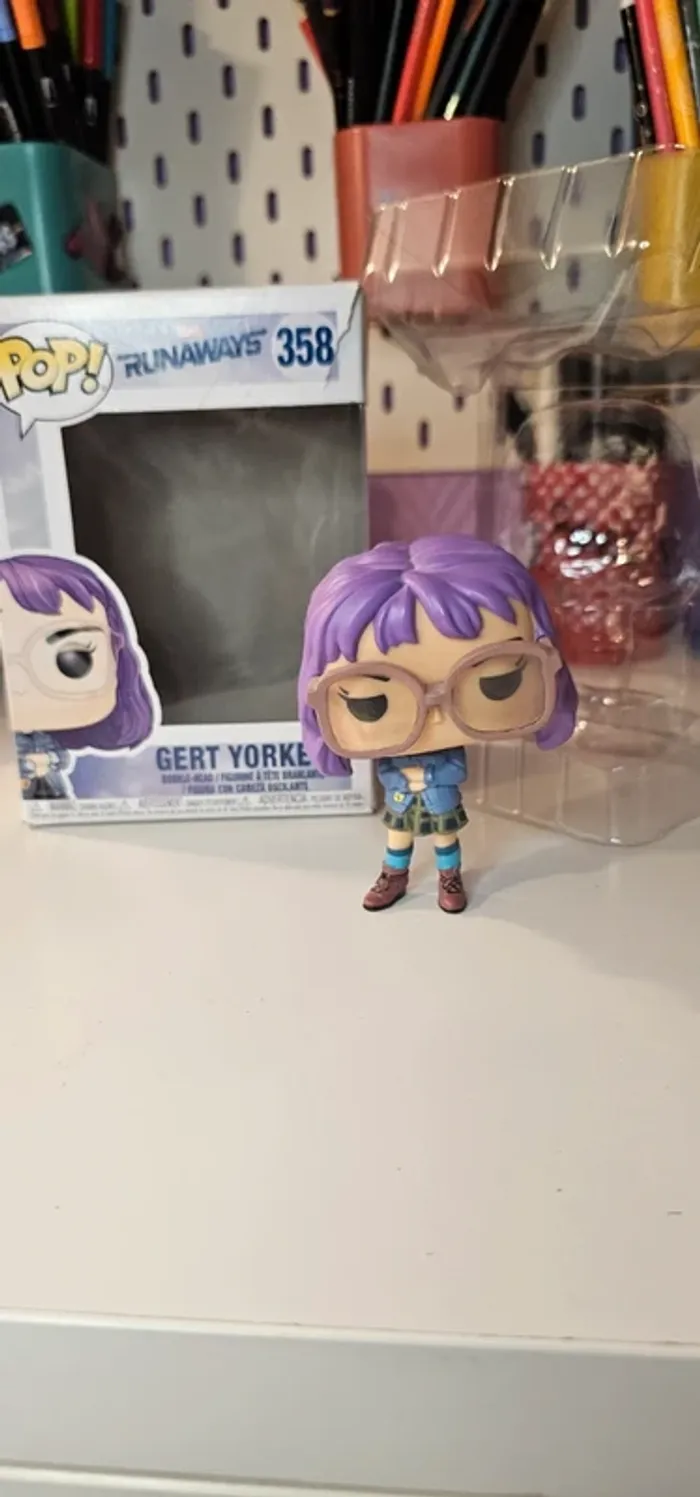 Pop funko  runaways Marvel numero 358 gert yorkes