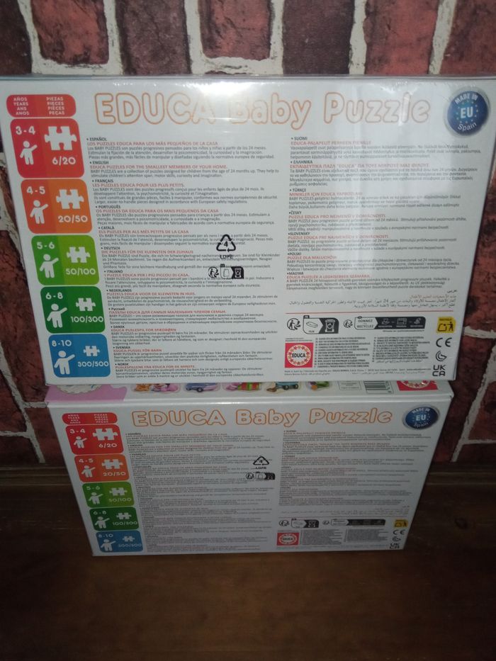 Lot de deux puzzles Disney Minnie et Mickey - photo numéro 2