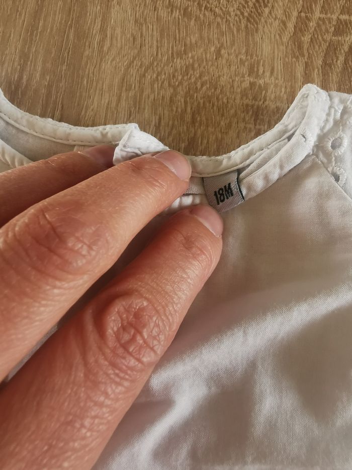 Robe bébé fille dentelle et vichy 18mois - photo numéro 3