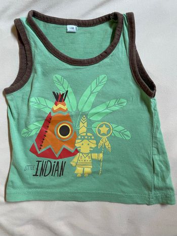 Débardeur style Marcel thème Indiens