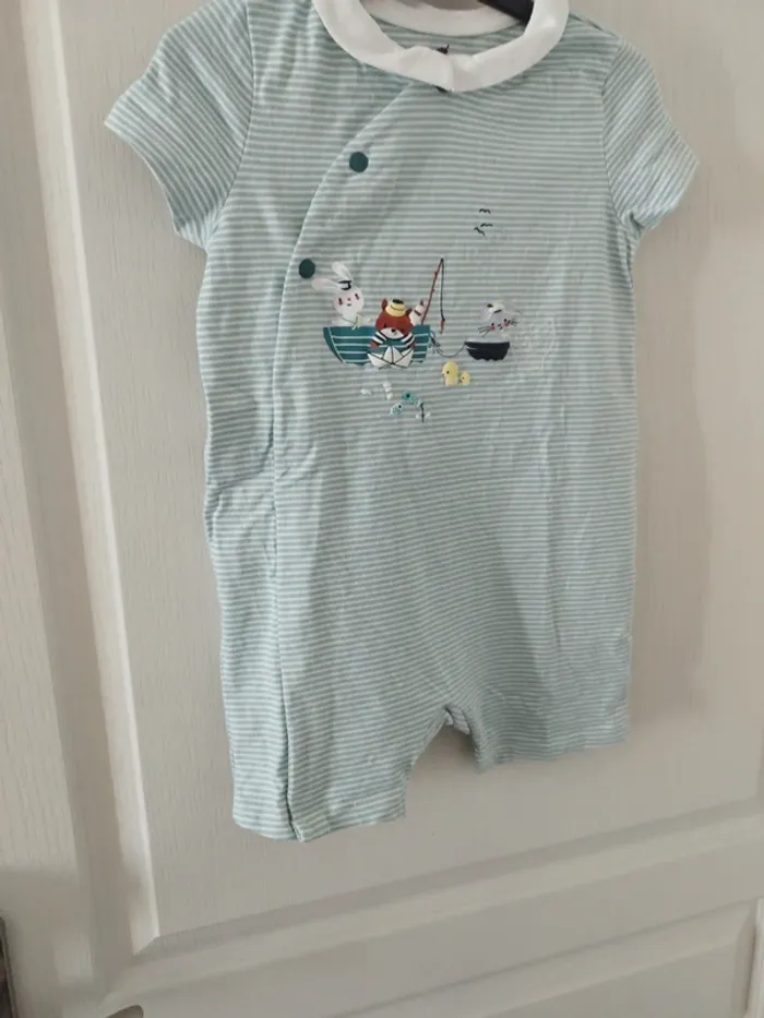 Pyjama une piêce bébé garçon - photo numéro 2