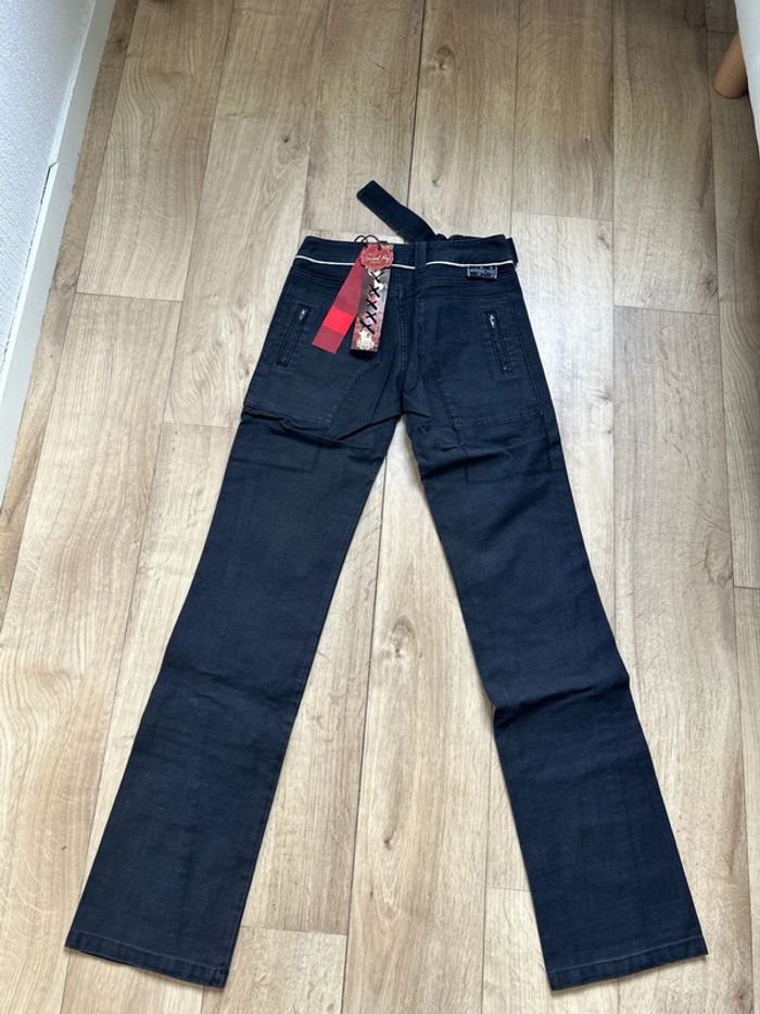 Jean School Rag Gris foncé Palm twill stretch W27 - photo numéro 3