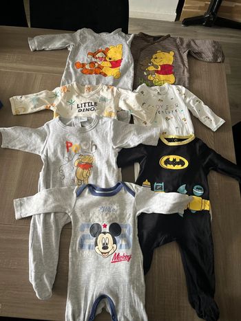 lot de 7 pyjamas 3 mois