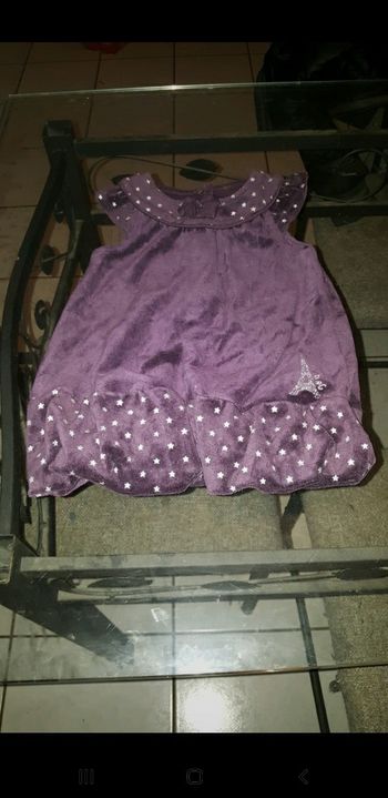 Robe velours fille 👧