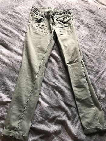 Pantalon slim vert clair GDM T36