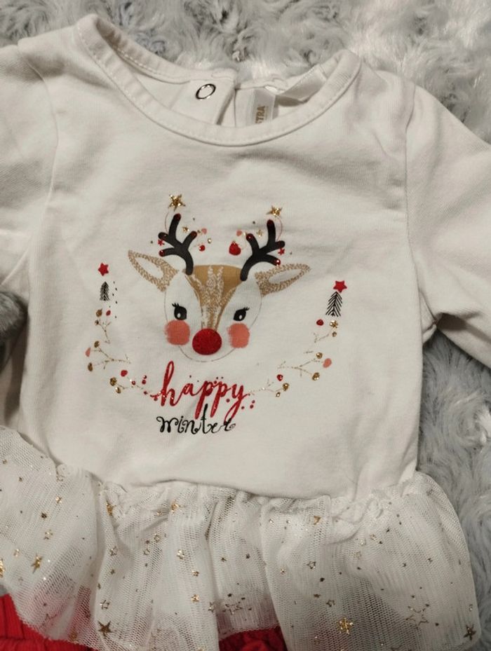 Ensemble hiver/ noël 1 mois 54cm - photo numéro 2