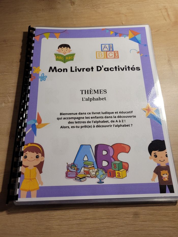 Livres d'activités Alphabet ✨️