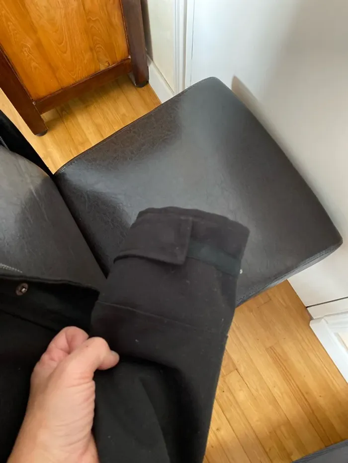 Parka NEUVE doublée avec double fermeture Penduick noir L - photo numéro 5