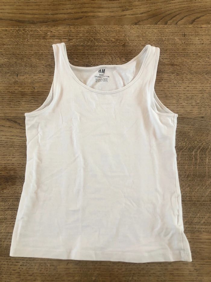 Débardeur blanc 10 ans