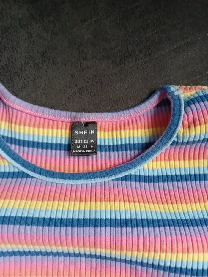 Tee shirt rayé - photo numéro 2