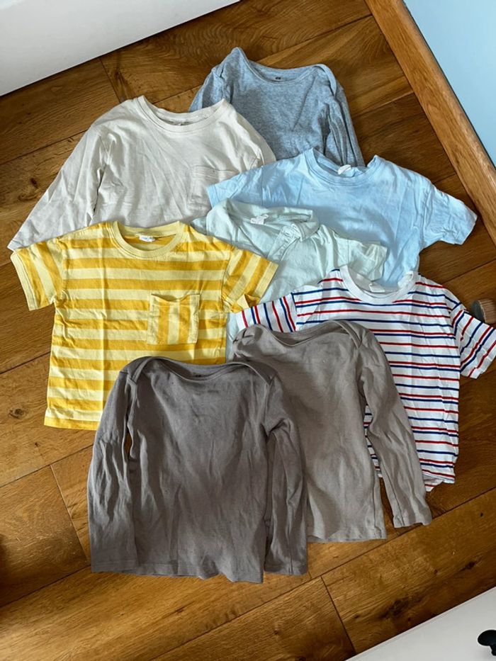 Lot de 8 t-shirts, taille 2-3 ans