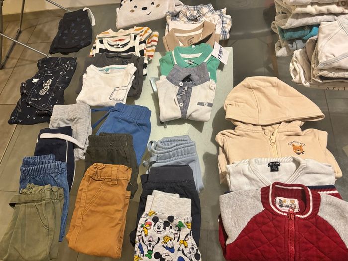 Pantalon, teeshirt veste garçon 3 mois