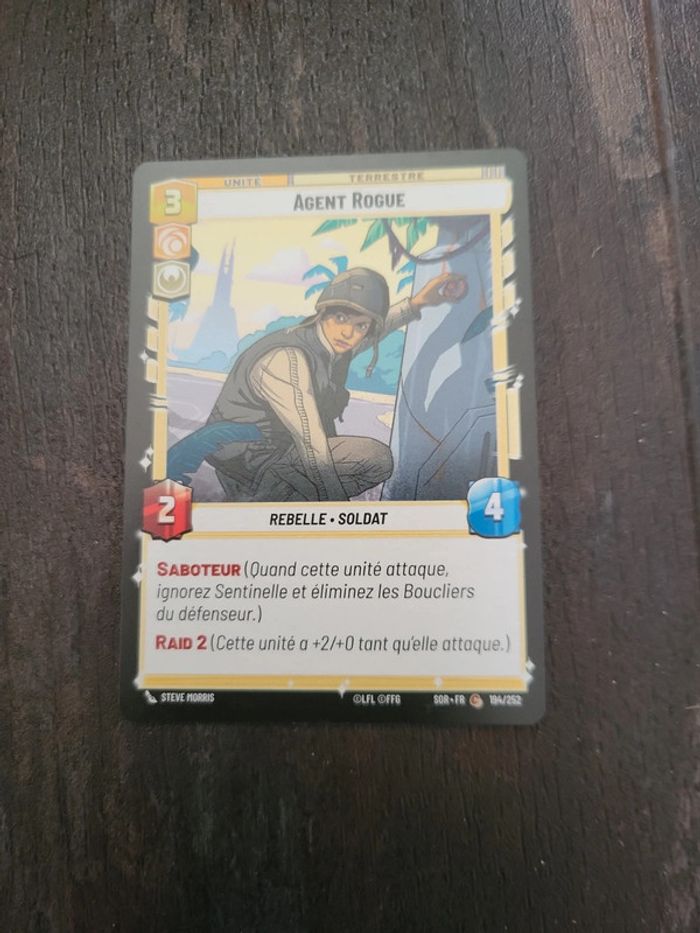 Carte Star Wars Unlimited Agent Rogue