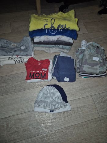 Lot vêtements 1 mois garçon 