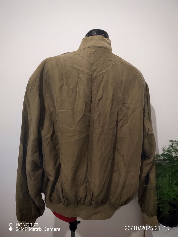 Blouson vintage en soie loose - photo numéro 2