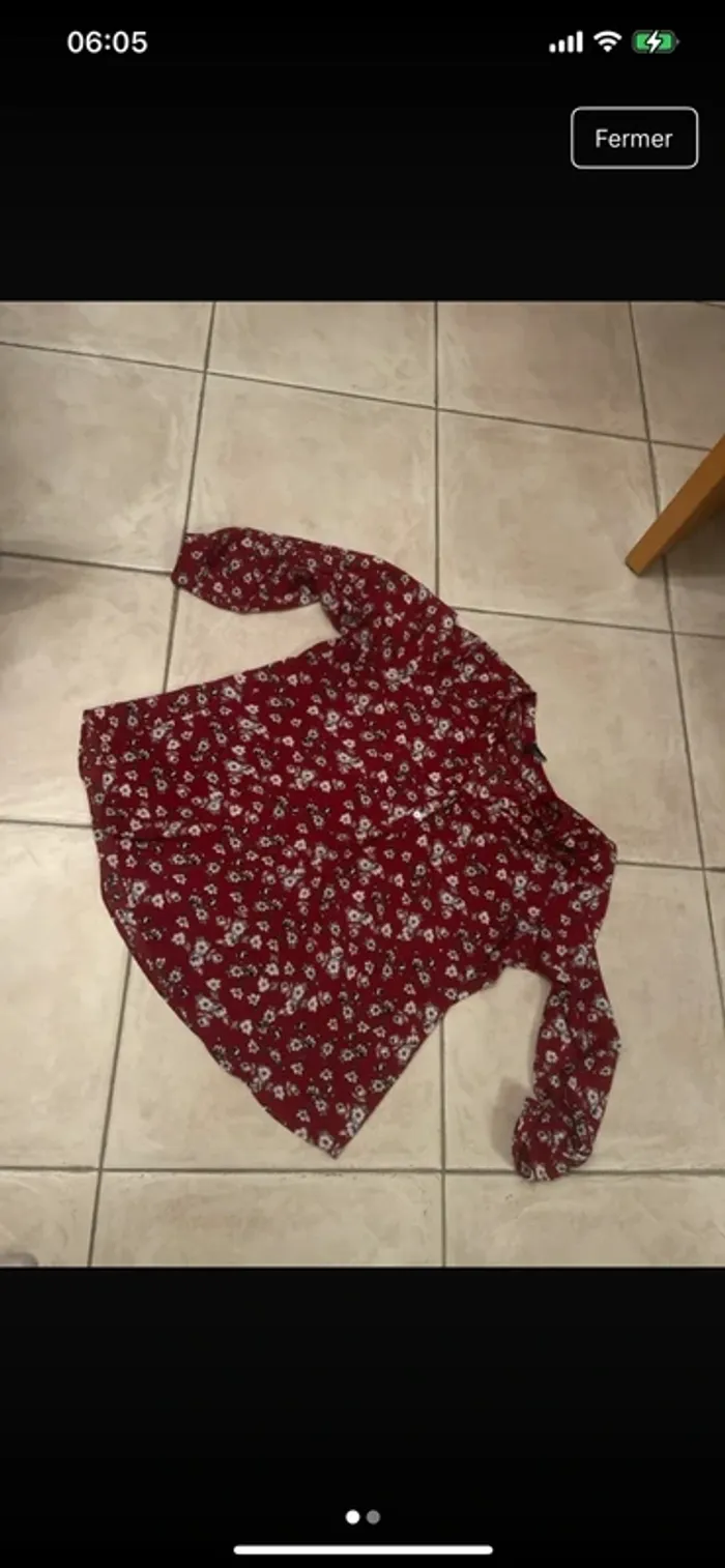 Blouse paprika taille 4