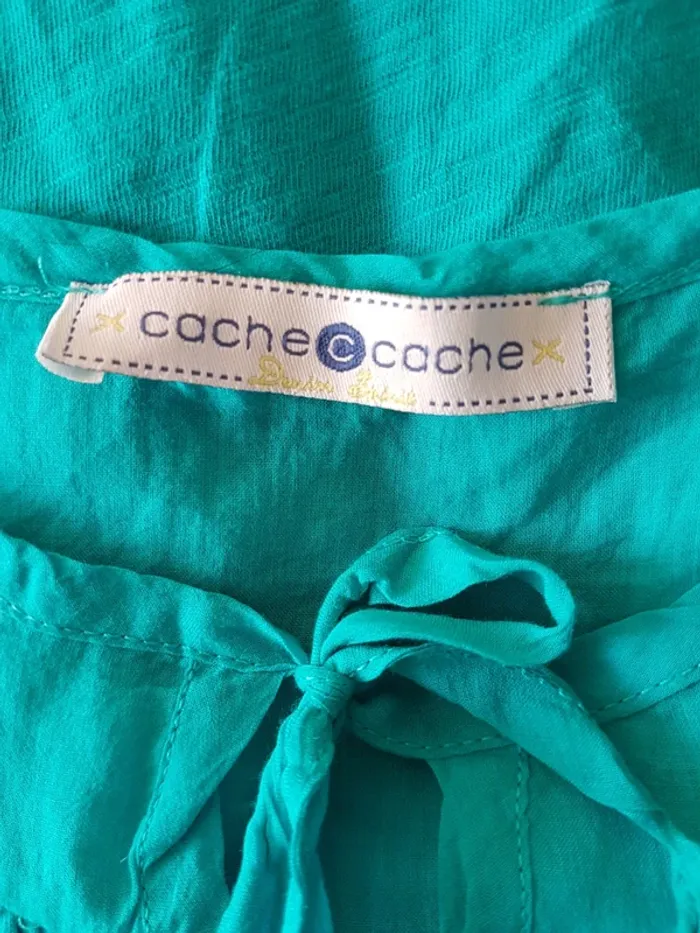 Haut vert Cache Cache Taille 4 (40/42) Neuf - photo numéro 5