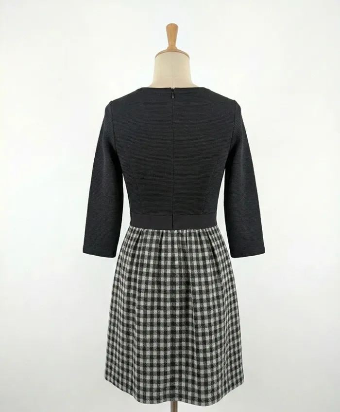 Robe iBlues (Max Mara) Taille 36 - Laine & Carreaux Chic - photo numéro 2