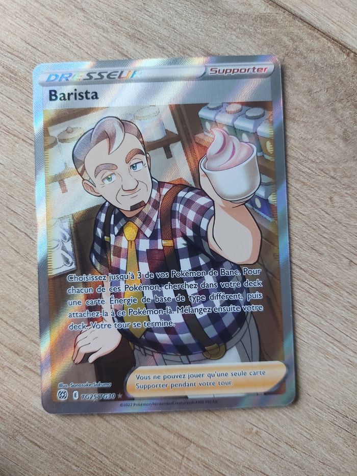 Carte pokemon Barista TG25/TG30 Stars Étincelantes