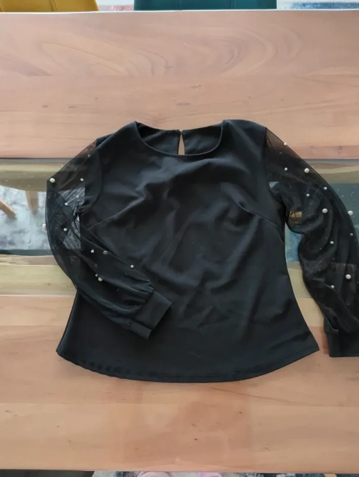 Tee-shirt perles taille M noel