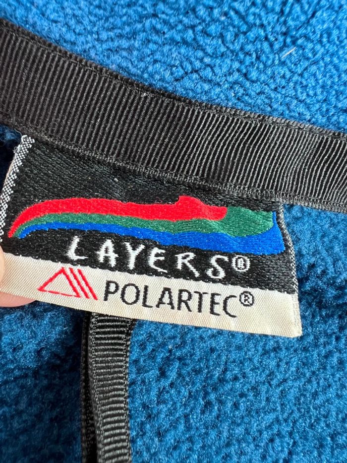 Layers Polartec veste polaire bleue – Taille XL - photo numéro 3
