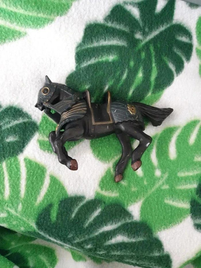 Cheval noir papo - photo numéro 2