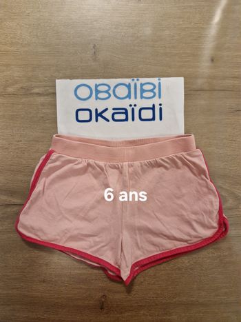 Short okaidi 6 ans