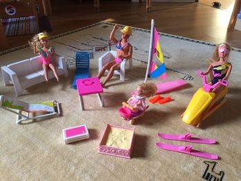 Coin vacances Barbie Vintage