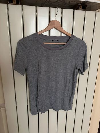 T shirt gris unis S
