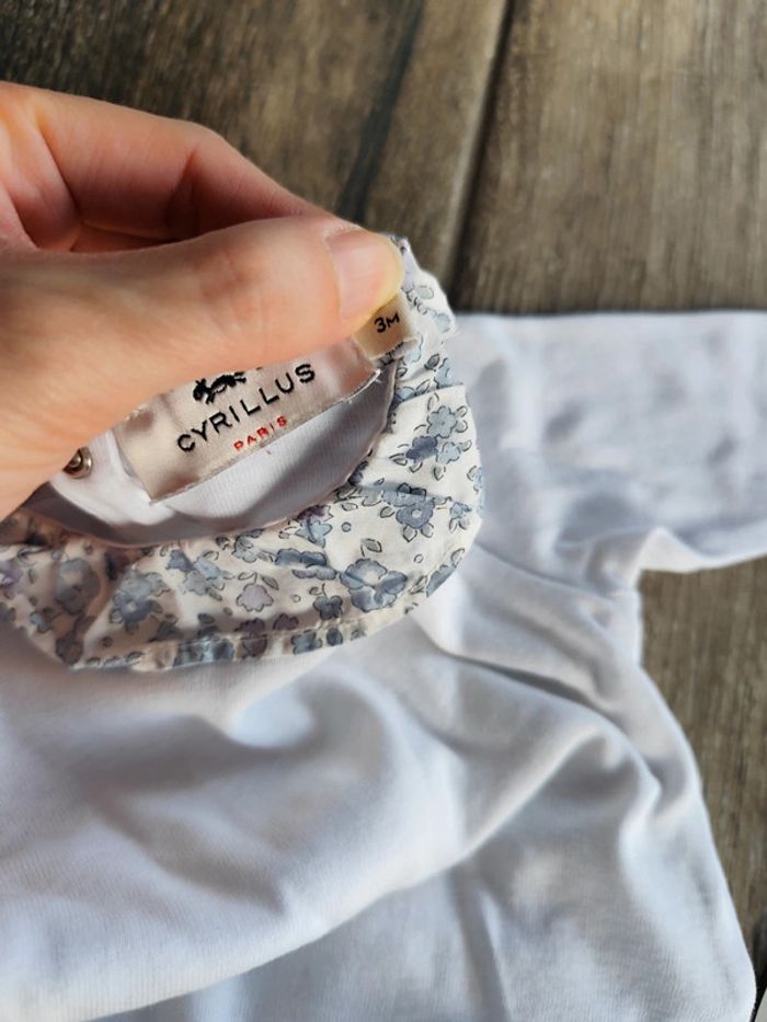 Body Cyrillus avec col fleuri et pantalon okaidi 🤟 - photo numéro 3