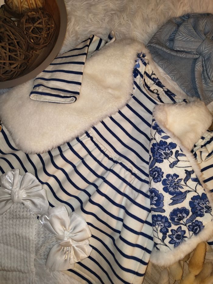 Ensemble complet automne/hiver sergent major fille 6 mois - photo numéro 3