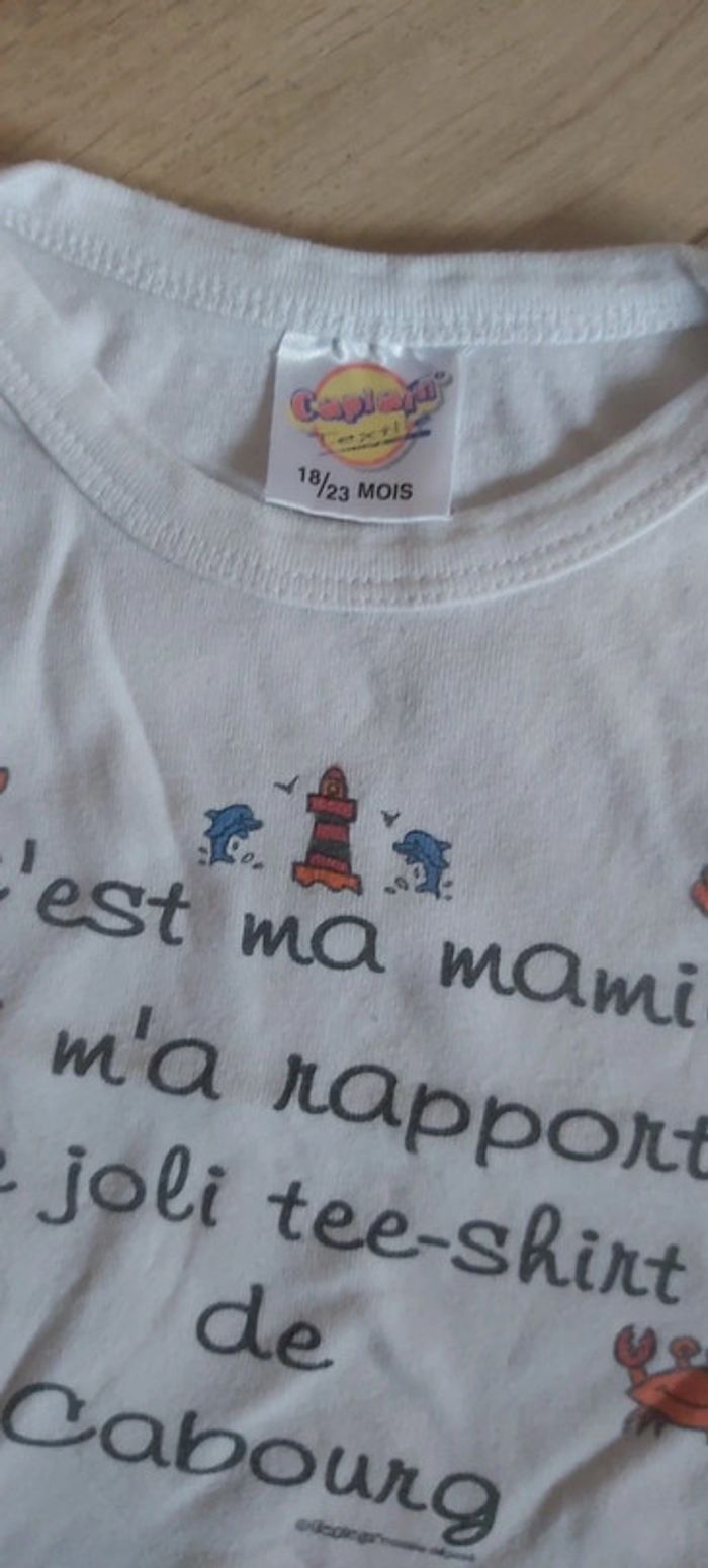 Tee-shirt Cabourg mixte garçon/fille 24 mois (78) - photo numéro 2