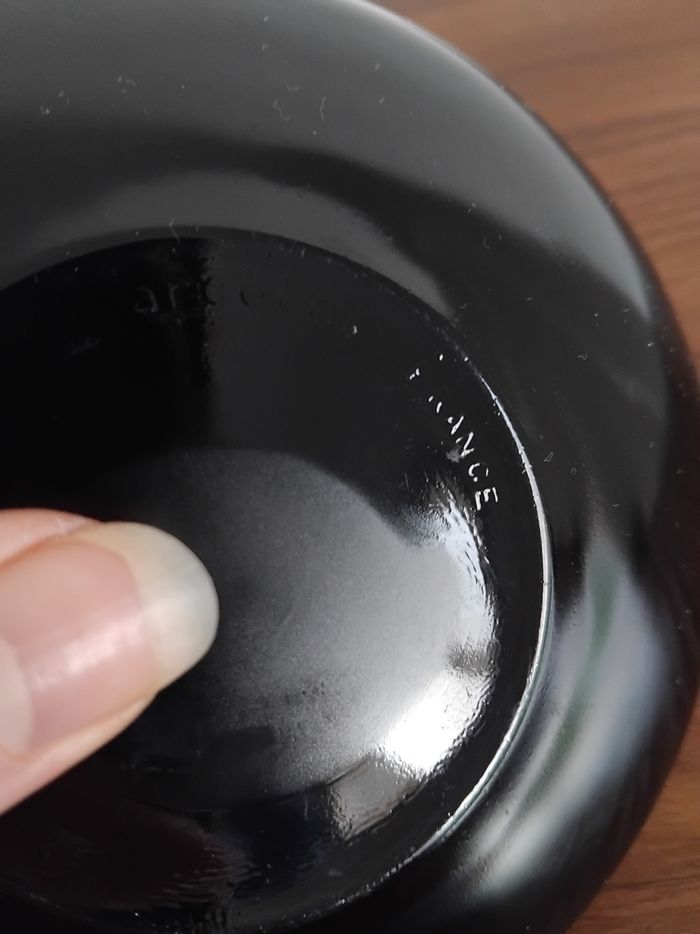 6 sous tasses ou coupelles noires - photo numéro 5