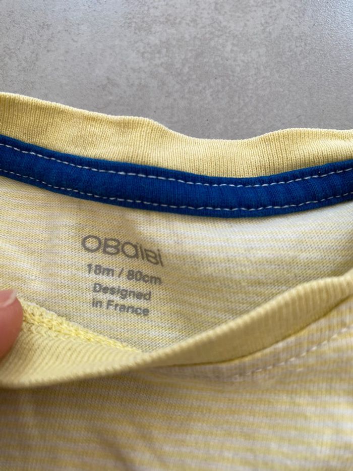 Tenue t-shirt et jean Obaïbi 18 mois - photo numéro 2