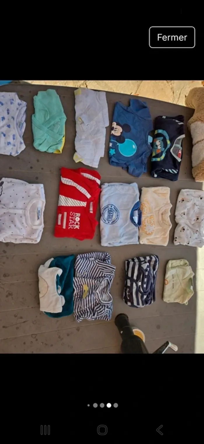 Gros lots de vêtements 1 mois garcon - photo numéro 9