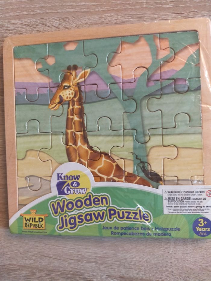 Puzzle Girafe en Bois 20 pièces