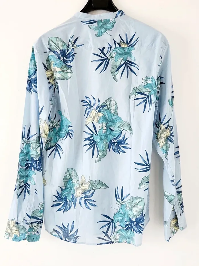 Chemise homme Tony moro à fleurs tropicales – Taille XL (44) - photo numéro 2