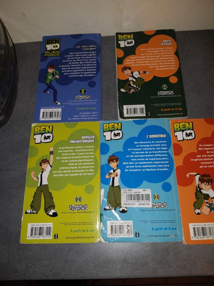 😺 livres ben 10 x5 enfant 8 ans😺 - photo numéro 3