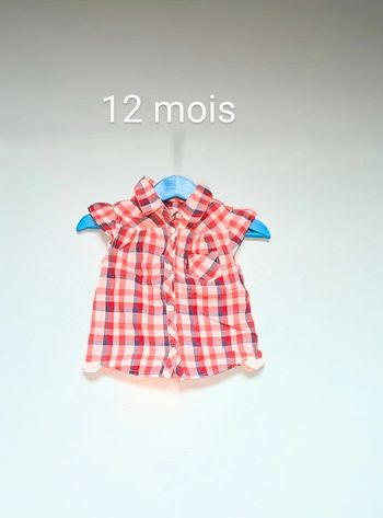 Chemisier à carreaux