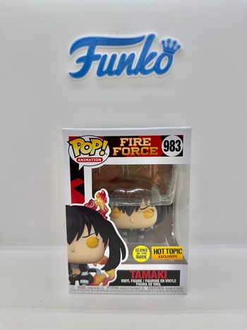 Funko Pop Fire Force Tamaki 983 GLOW Hot Topic 🇺🇸