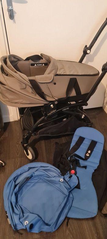 Poussette bassinet 0+ et 6+ babyzen yoyo+