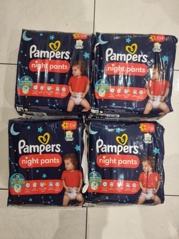 120 pants  Pampers pants night taille 6