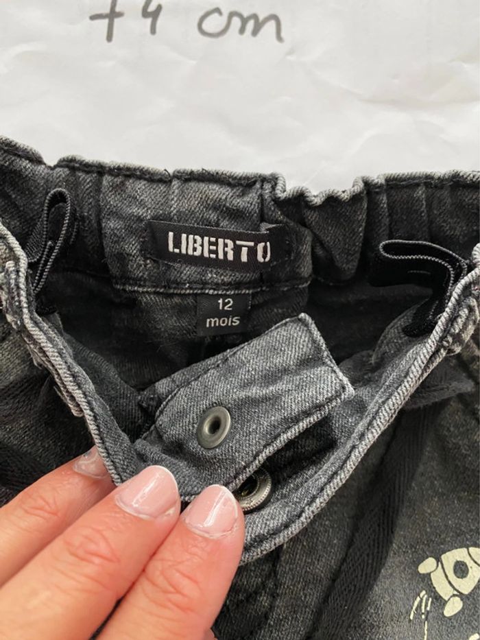 Lot de 3 pantalons - Kimbaloo, Liberto, In extenso - 12 mois - TBE - photo numéro 7