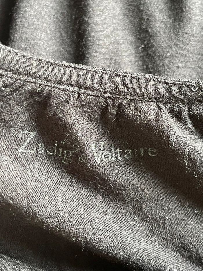 Robe noire boutonnée Zadig et Voltaire M - photo numéro 8