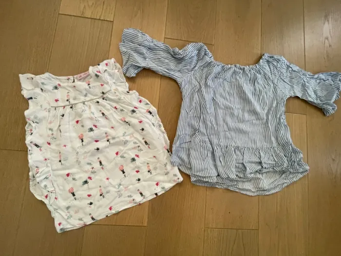 Lot de deux blouses