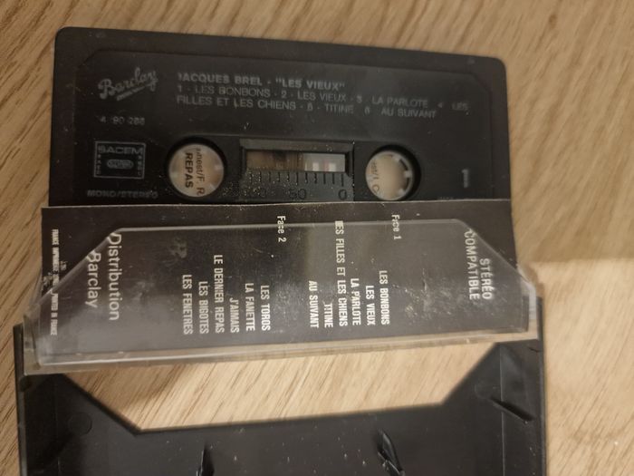 Cassette audio jaques brel - photo numéro 7