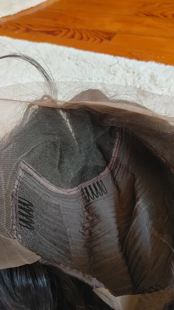 Perruque lace wig Bob en cheveux humains 100 pour 100 naturel 2B - photo numéro 8